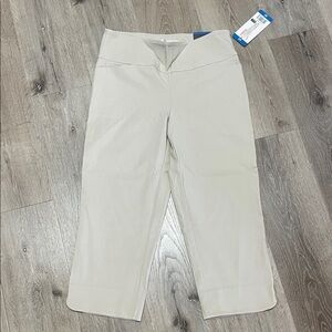 Beige Cropped Pants